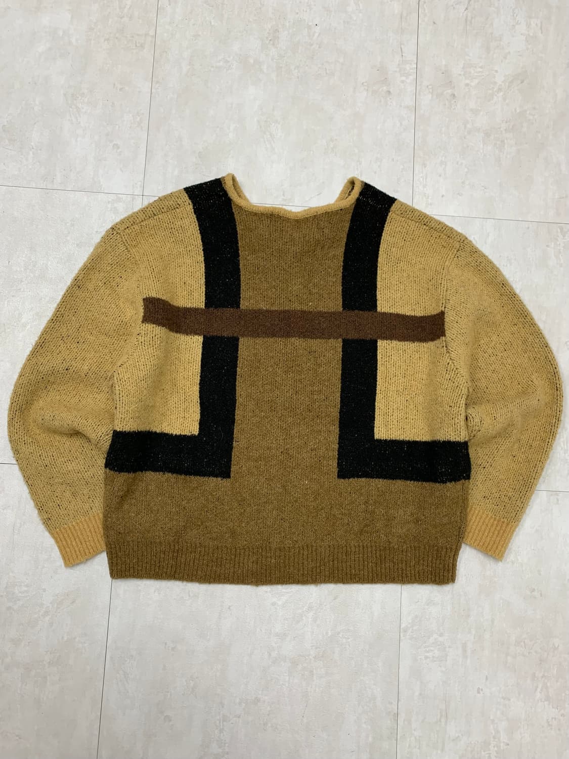 Satur 패턴 니트 가디건 #374 상품이미지5