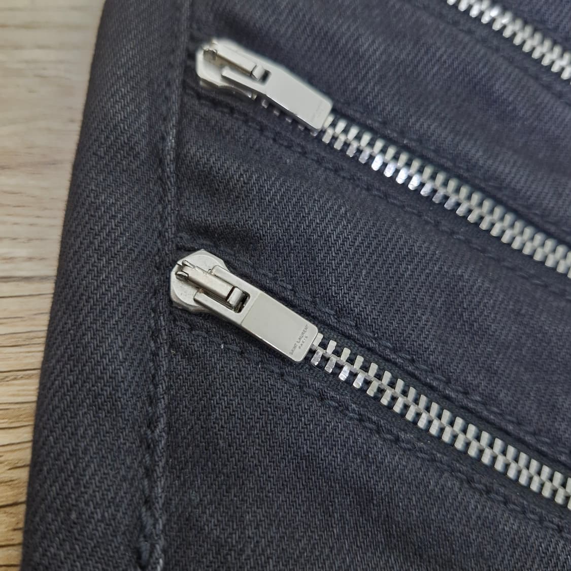 [30] SLP 생로랑 FW15 5 Zip D02 블랙 데님 팬츠 상품이미지5