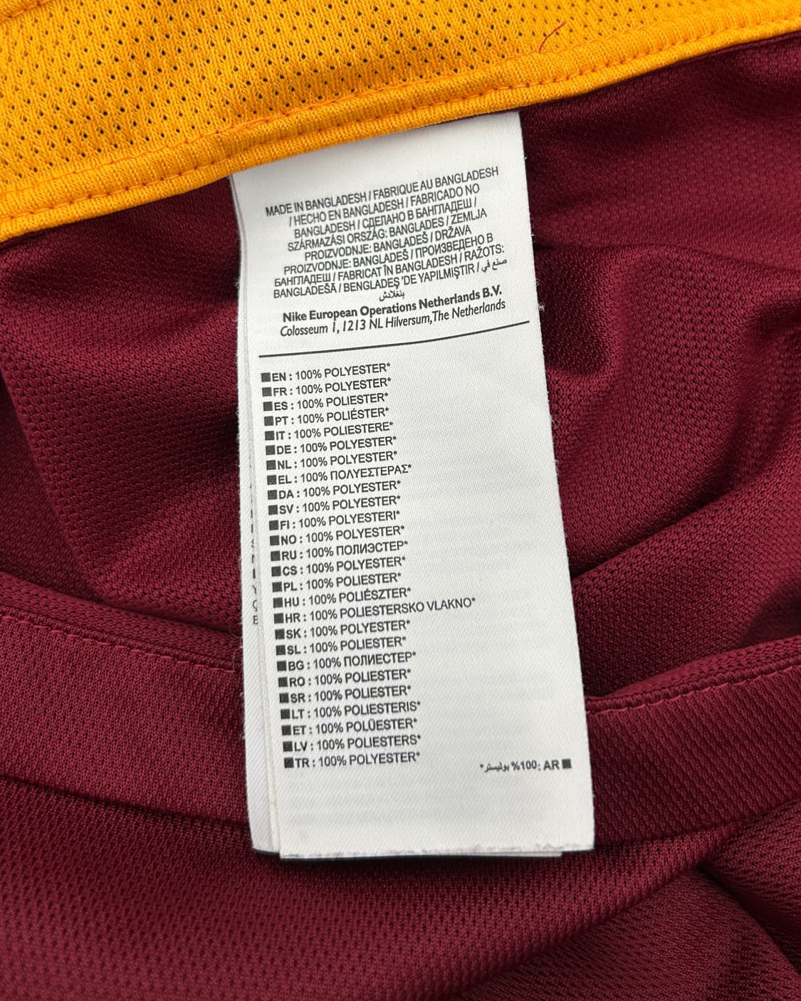 (어센틱) 나이키 15-16 AS 로마 홈 챔스킷 토티 상품이미지9