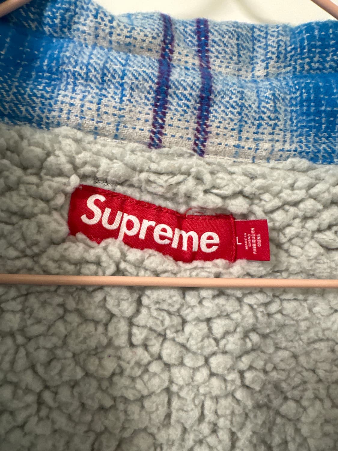 슈프림 양털셔츠 상품이미지3