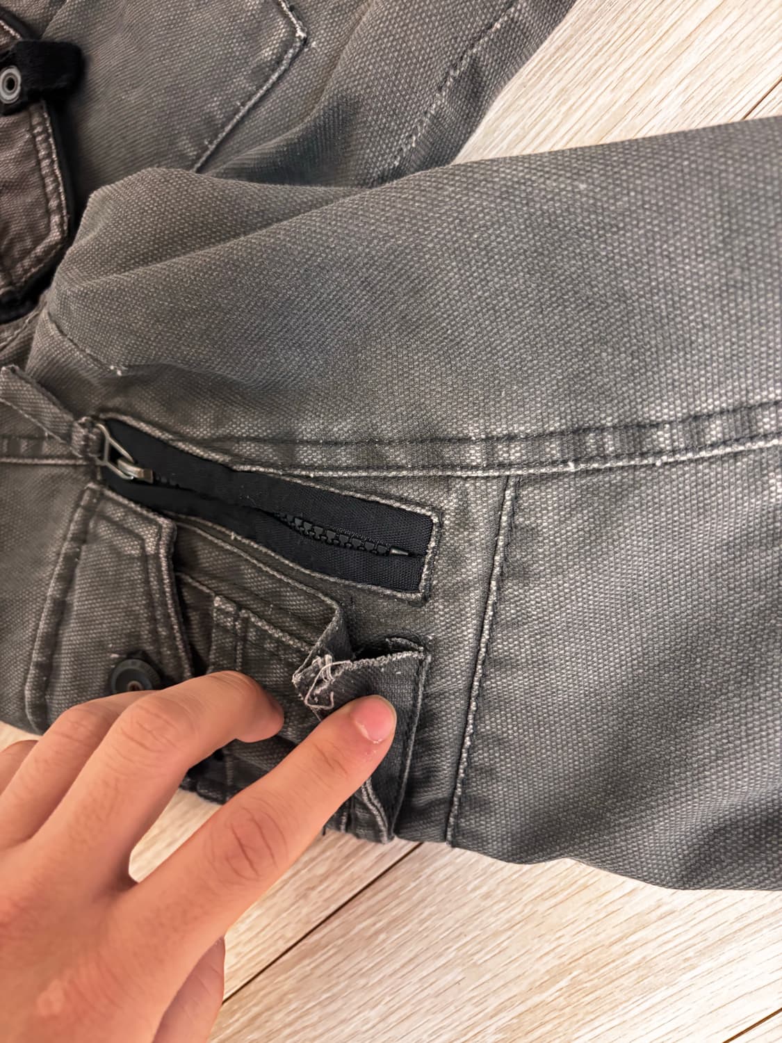 khujo  쿠조 워시드 밀리터리 멀티 포켓 자켓 상품이미지4