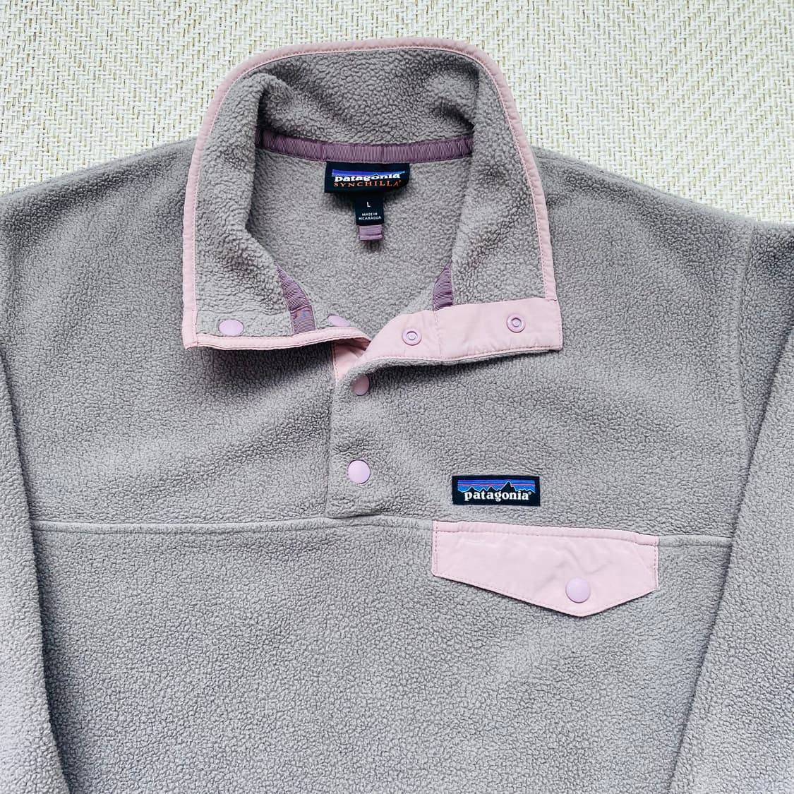 파타고니아 신칠라 그레이핑크 L 상품이미지5