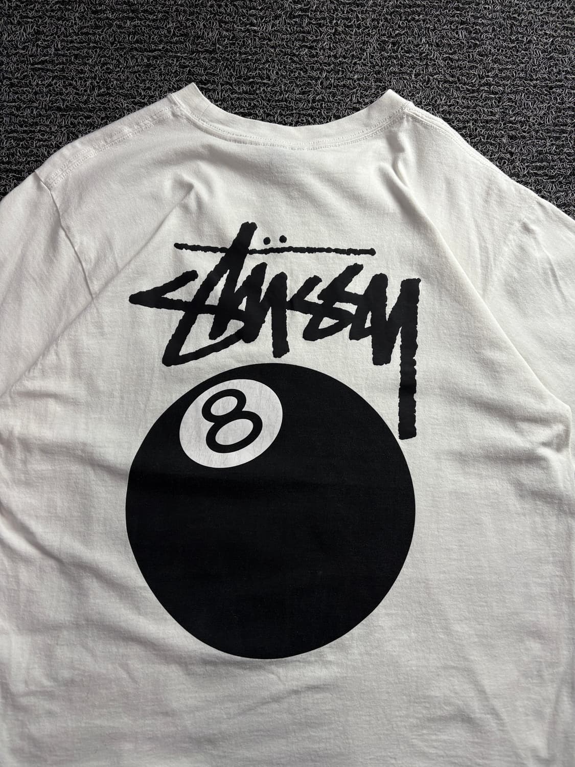 스투시 에잇볼 빅로고 박시핏 반팔티 4187 상품이미지1