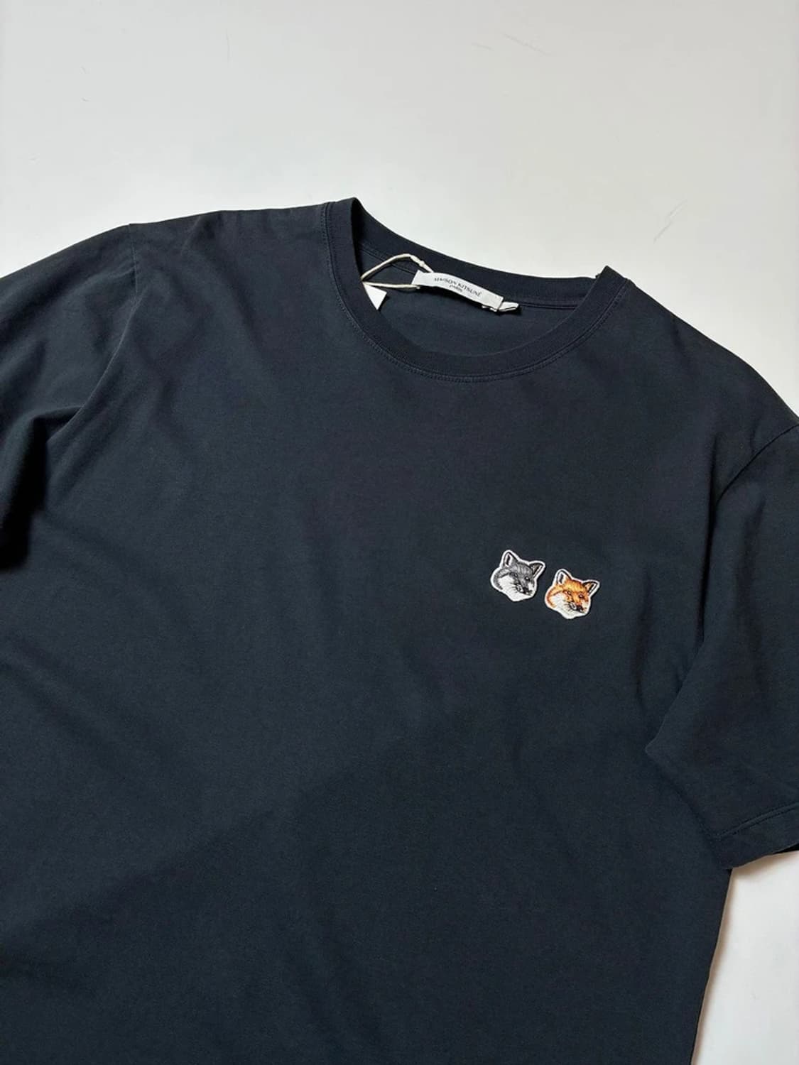 메종키츠네 22ss 더블폭스 헤드 반팔 티셔츠 PN8561 상품이미지2
