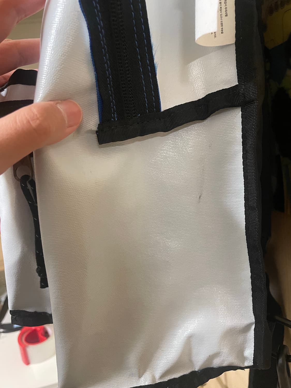 이스트팩 mm6 리버서블 백팩 화이트/블루 상품이미지7