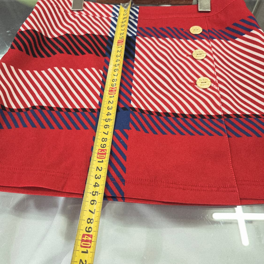 [LE COQ SPORTIF] 르꼬끄 골프 체크 미니 스커트 여성 상품이미지8