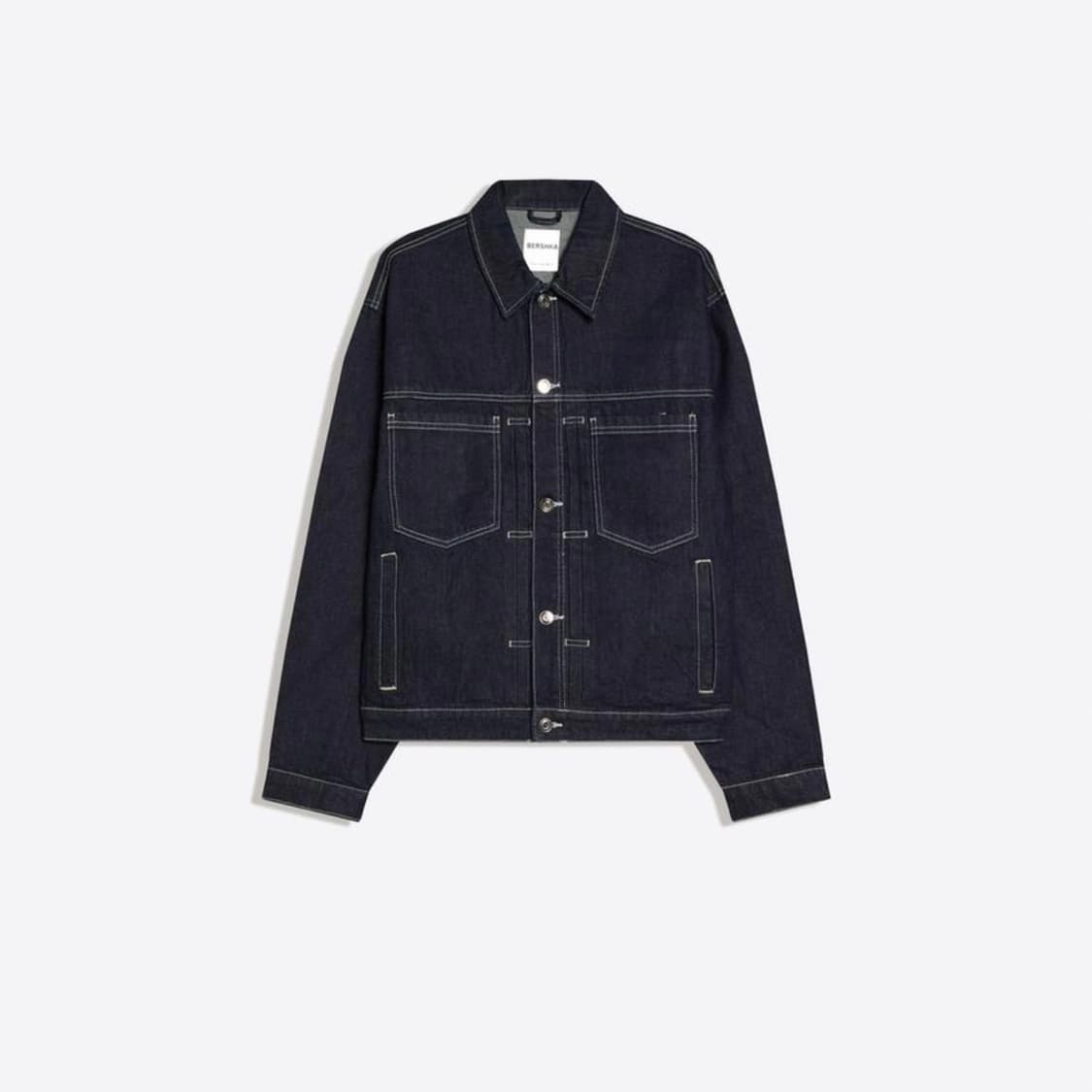 [S] BERSHKA NAVY 데님 자켓 상품이미지1