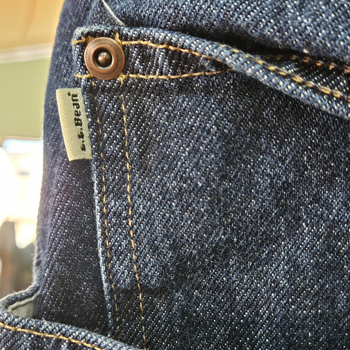 엘엘빈 릴렉스핏 데님 중청 상품이미지2