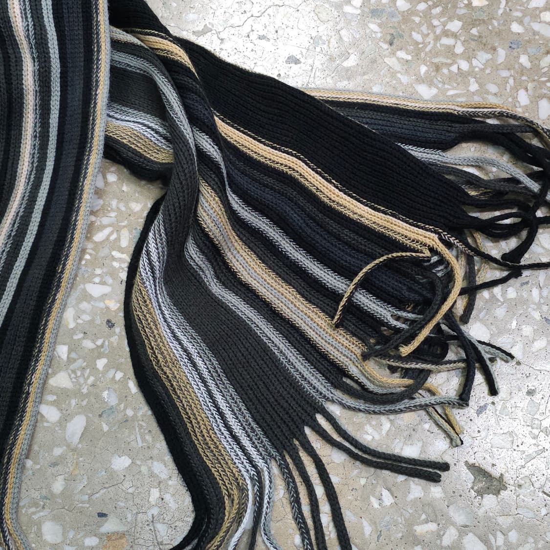 BEAMS HEART 스트라이프 머플러 상품이미지2