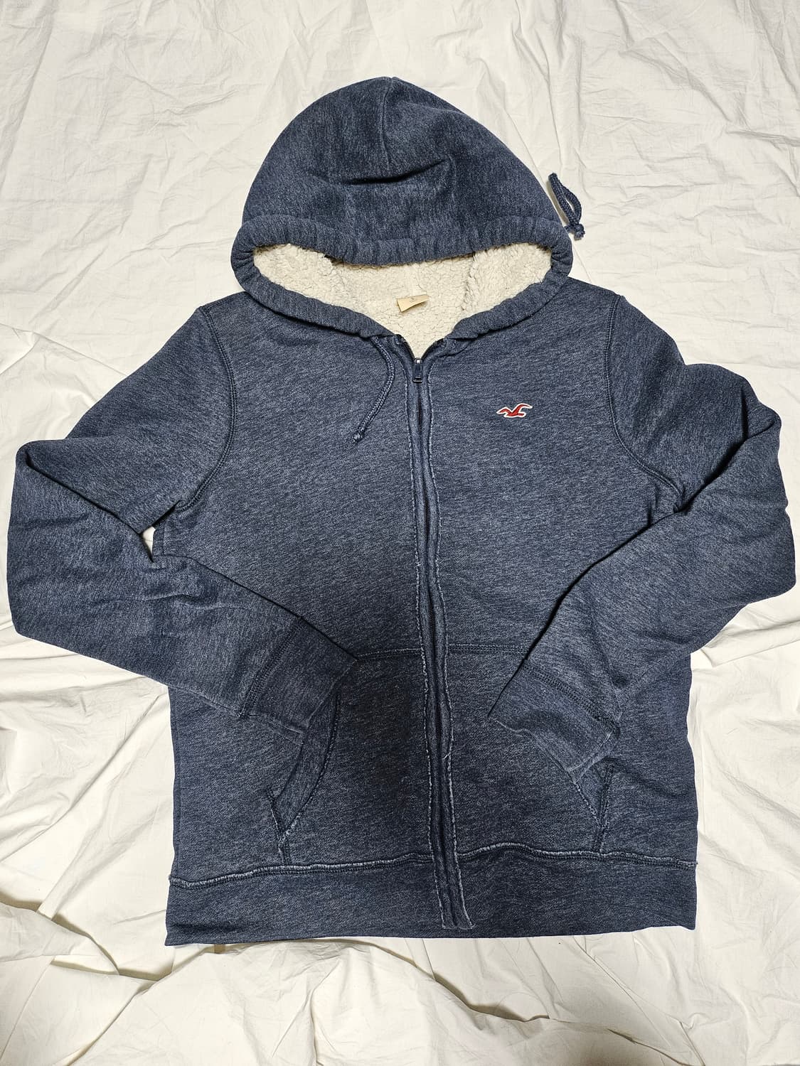 홀리스터 아방핏 미드파일 후드 집업 S 상품이미지1