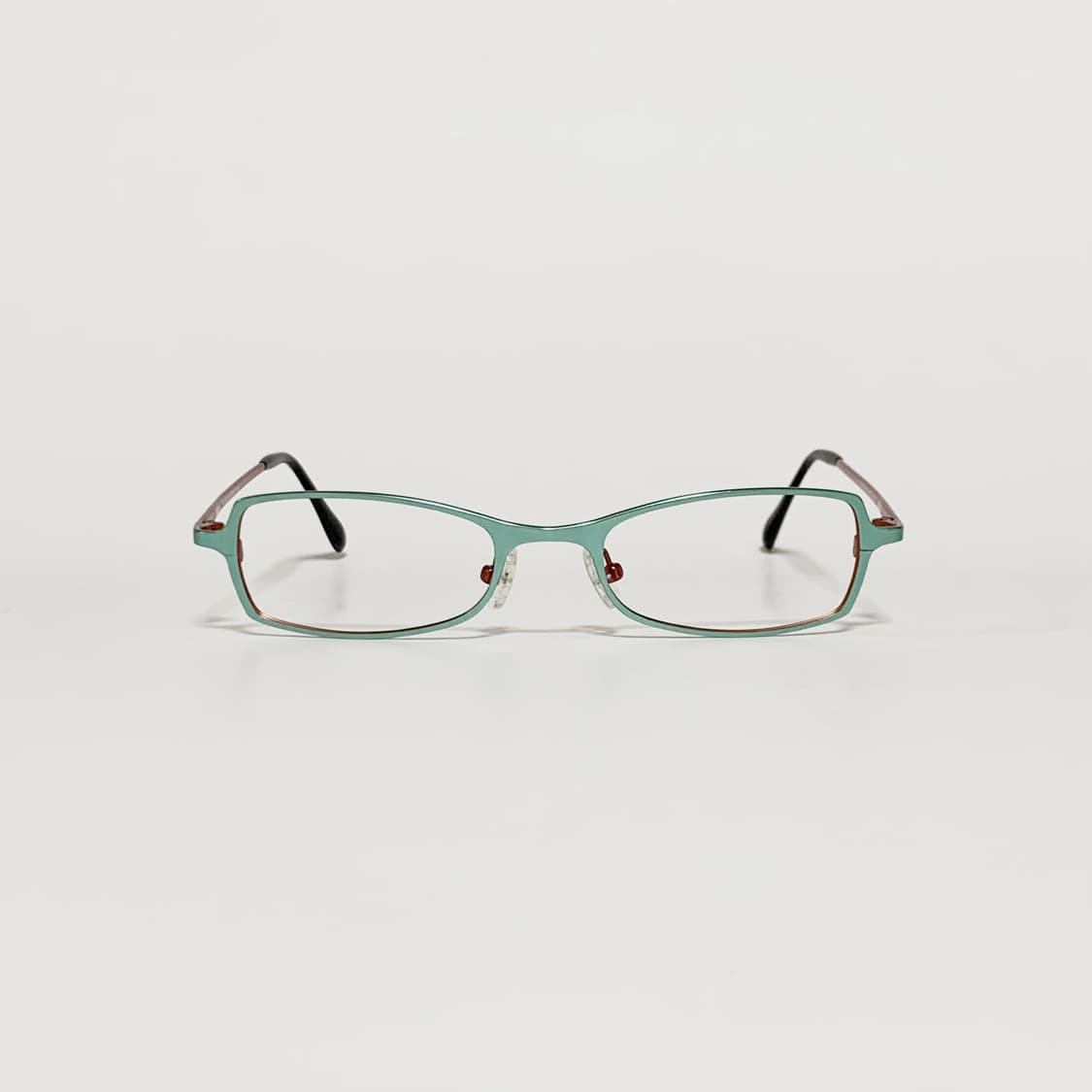 925 데드스탁 빈티지안경 민트 옐로우 메탈 슬림 오벌 스퀘어 미니멀 상품이미지1