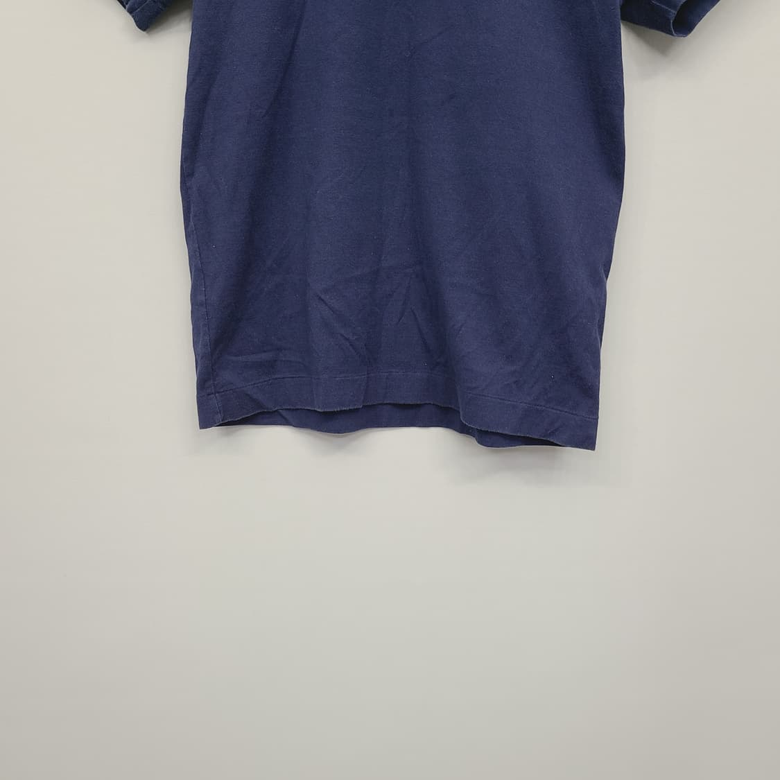 정품 꼼데가르송 플레이 쓰리 하트 로고 반팔 티셔츠 네이비 (L) 상품이미지4