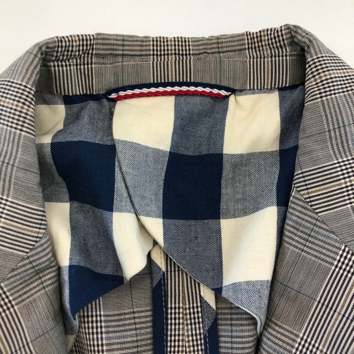 타임옴므 코튼 체크자켓 95 사이즈 상품이미지6
