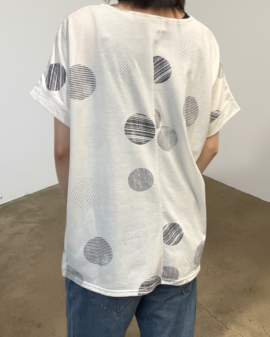 polla dot blouse 상품이미지2