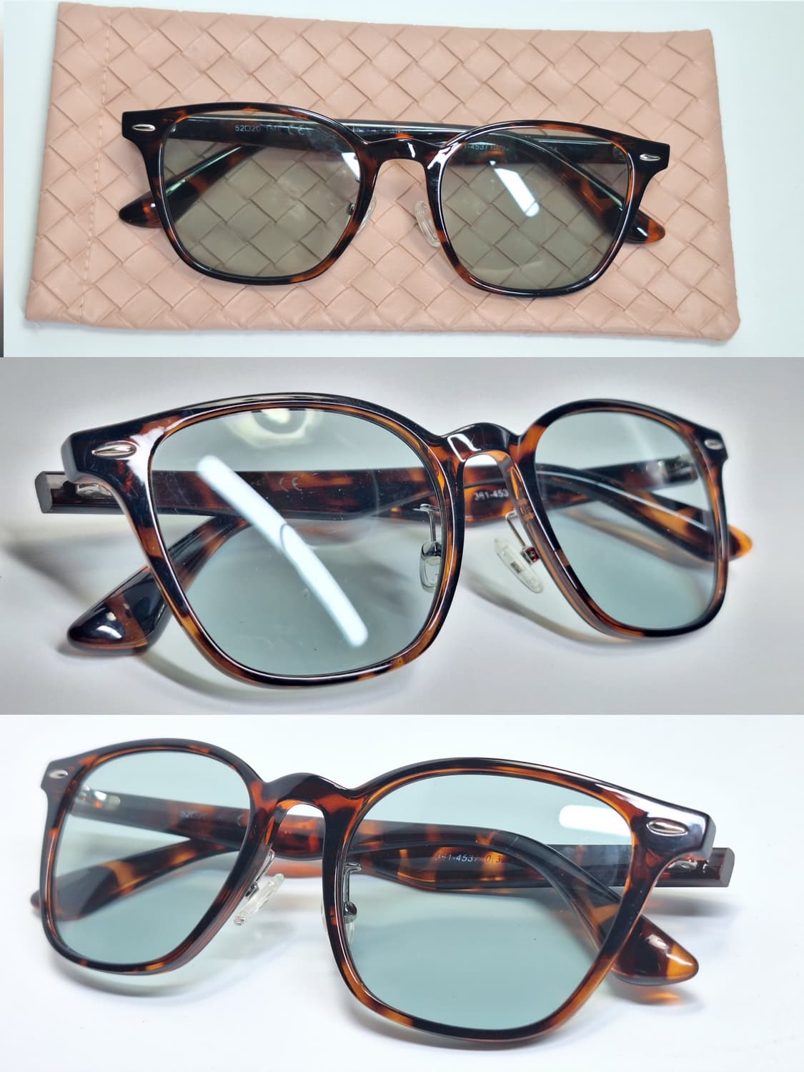 유니클로 호피 스퀘어 선글라스 겸 안경테 361-453710 일본 수입 상품이미지2