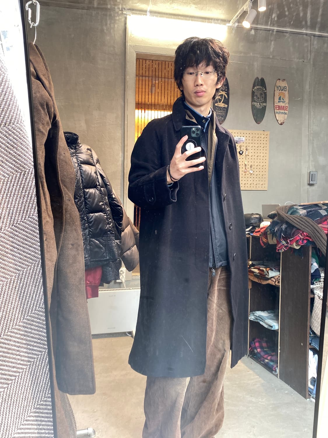 폴 스튜어트Newyork 캐시미어 코트 상품이미지2