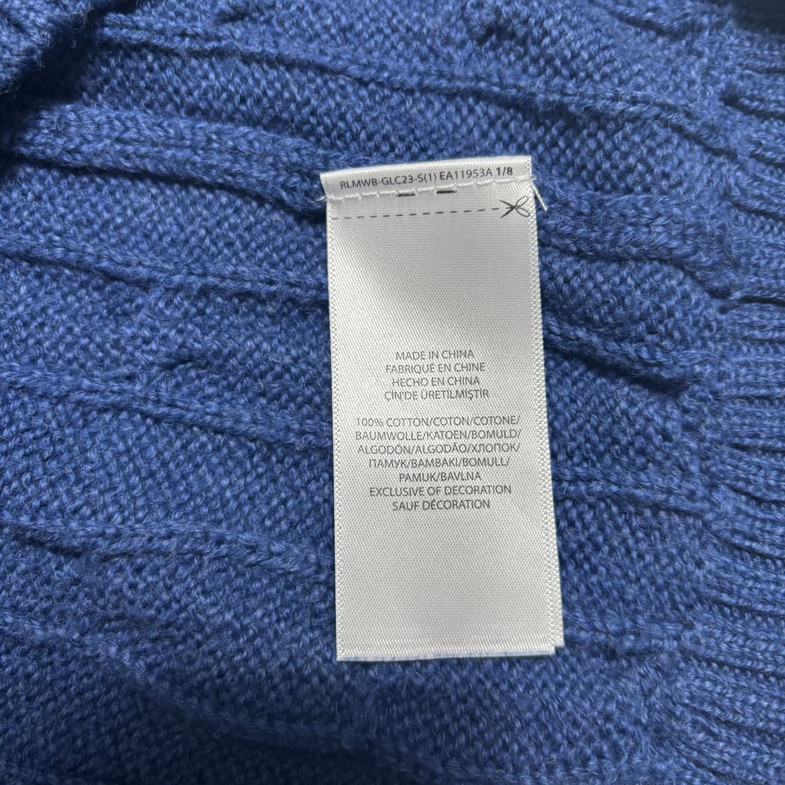 XL 폴로랄프로렌 케이블 니트 상품이미지5