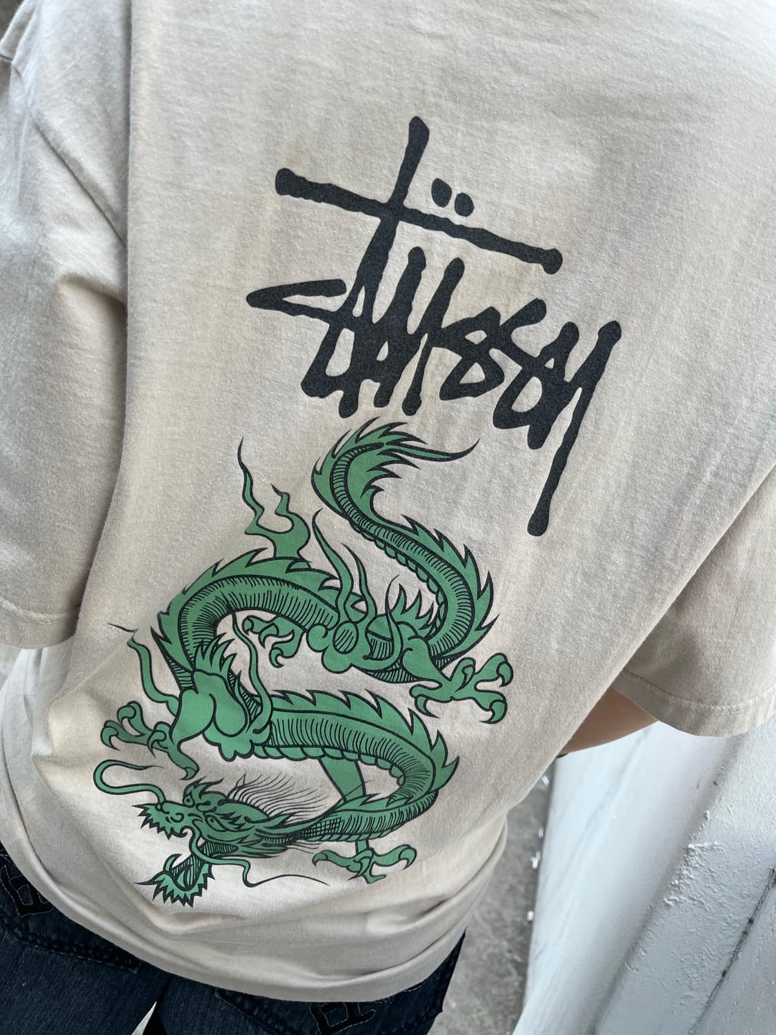 스투시 아카이브 드래곤 오버핏 티셔츠 상품이미지9