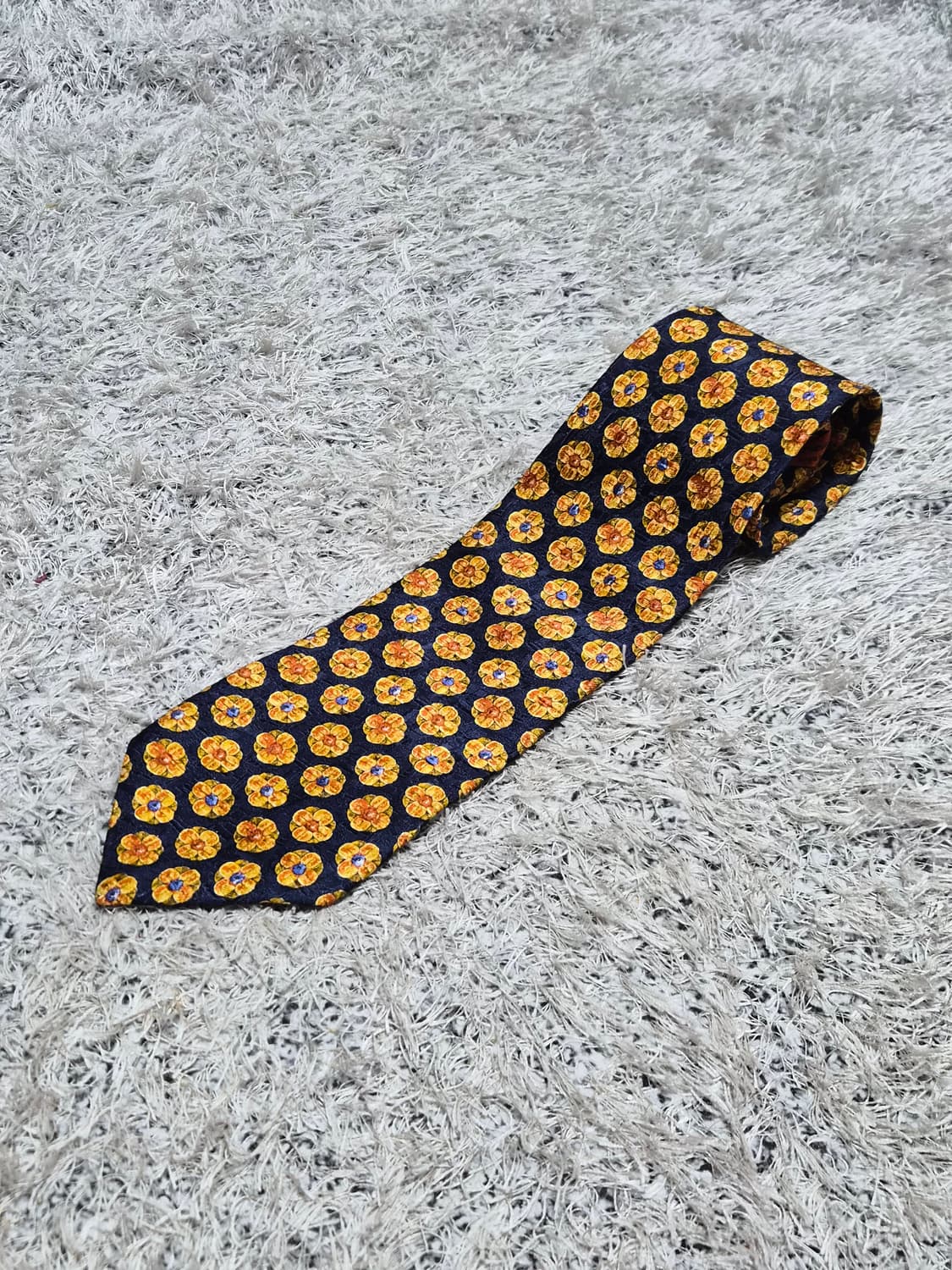 에르메네질도제냐Zegna 플라워패턴 넥타이 Free - N78 상품이미지1