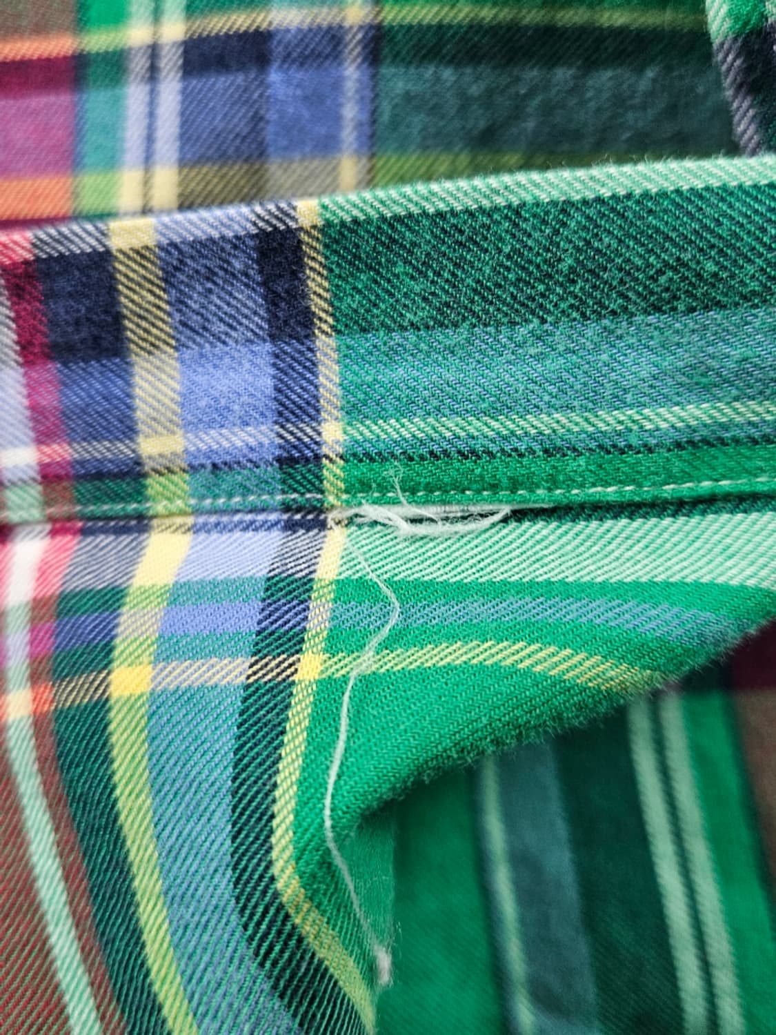 폴로랄프로렌 멀티 타탄 체크 패턴 셔츠 ( XL ) / 10986 상품이미지9