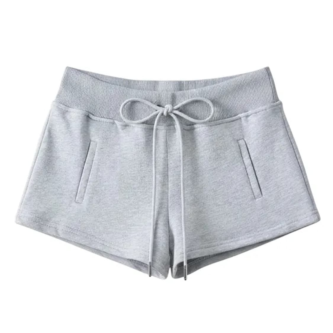 코튼캔디스토어 나띠 착용 트레이닝 숏팬츠 라이트 그레이 S 상품이미지1