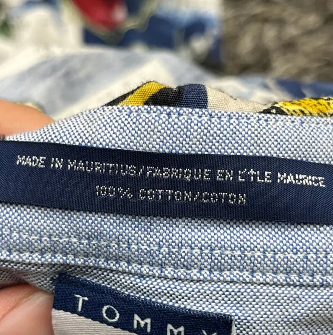 타미힐피거 남성 프린팅 셔츠 (XL) 상품이미지4