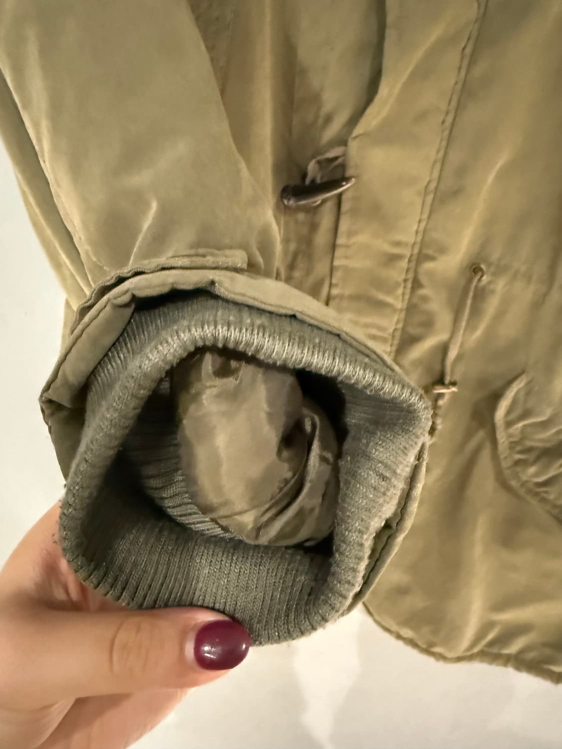 duffle button point hood military parka 상품이미지10