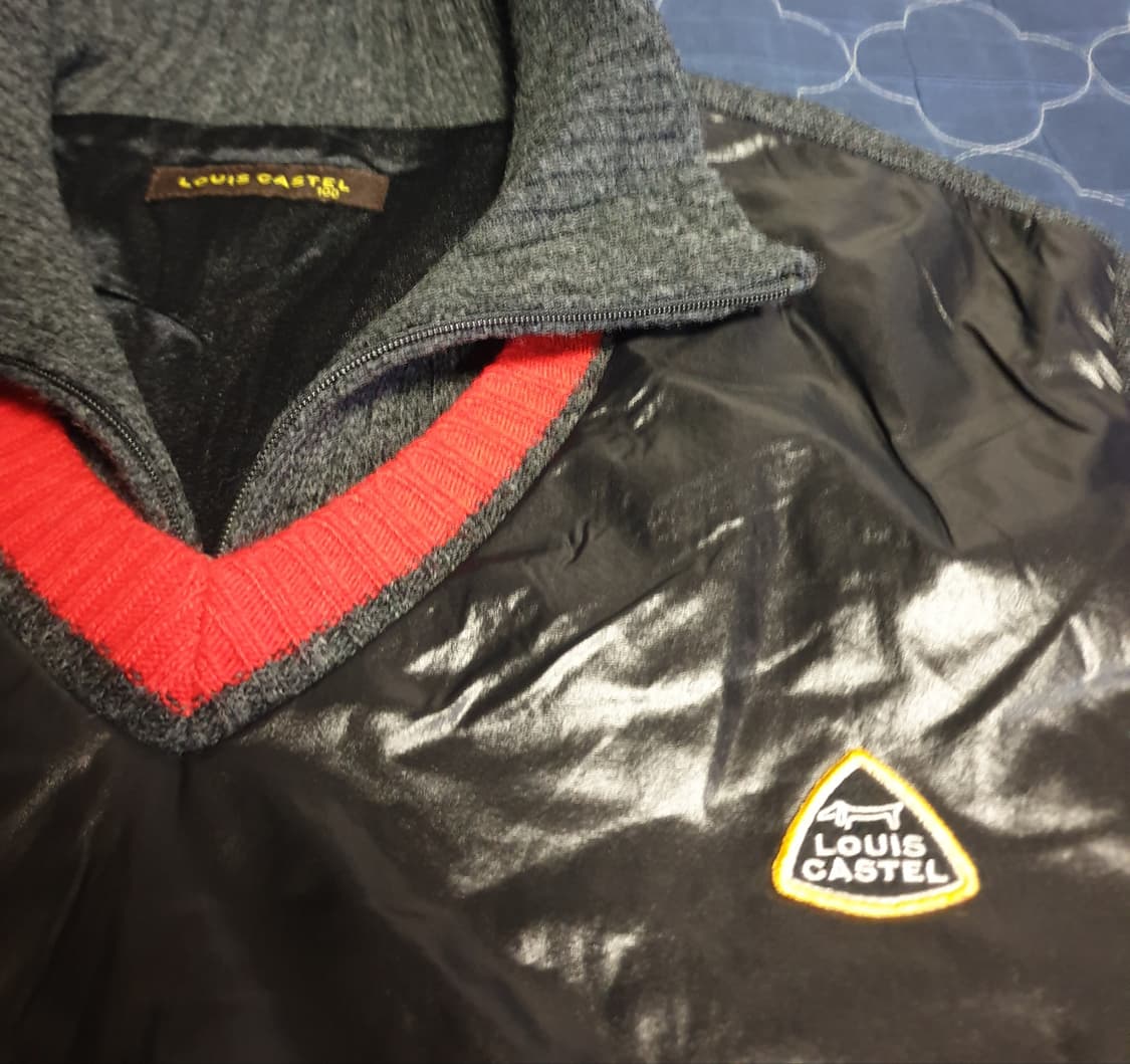 (단종매물) 루이까스텔 우먼 방풍 니트 하프집업 조끼 베스트 (100) 상품이미지2