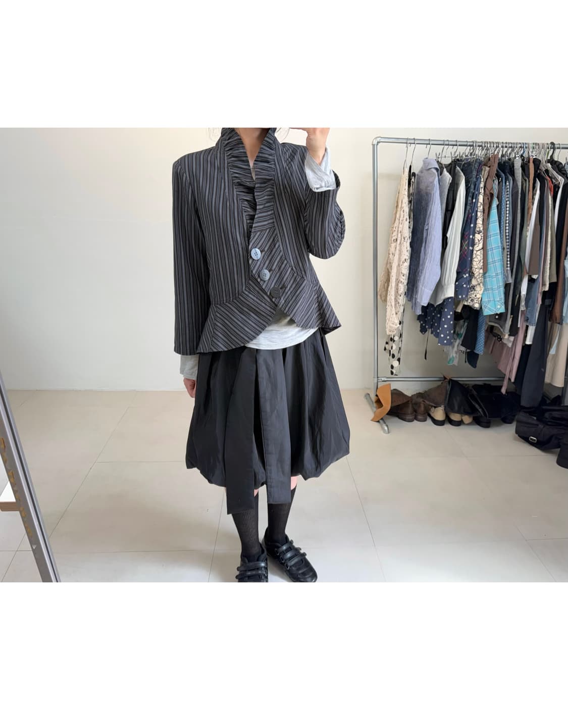 빈티지 스트라이프 자켓 상품이미지3