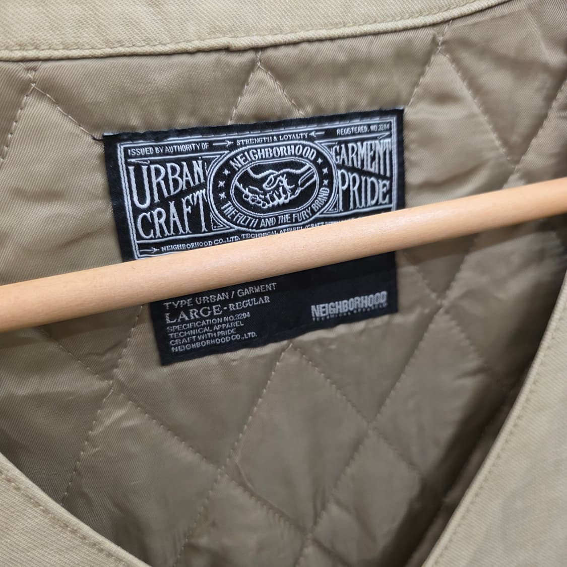 NEIGHBORHOOD 밀리터리 퀼팅 베스트 상품이미지2