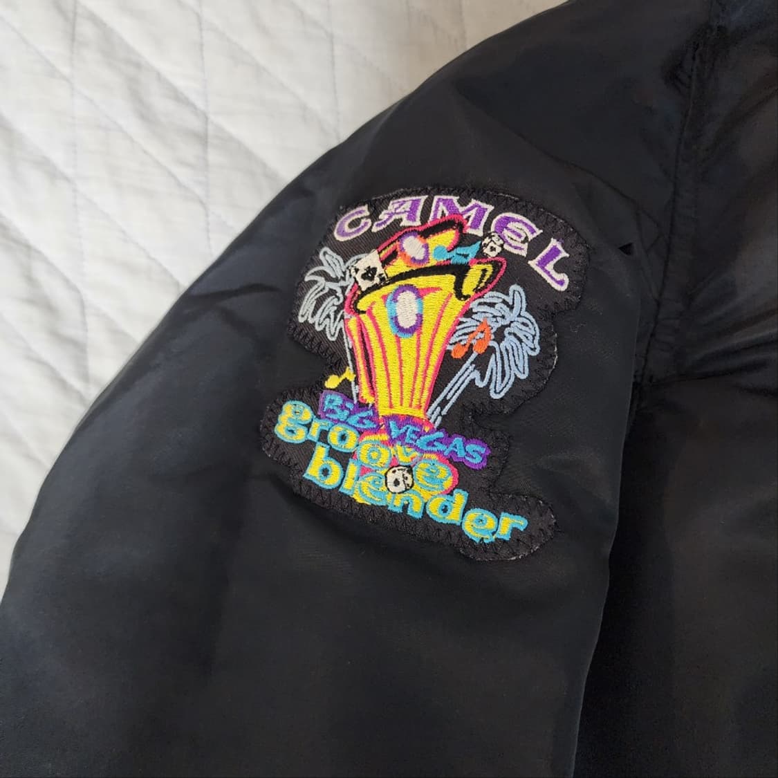 [XL] 90s 빈티지 카멜 프로모 MA-1 봄버 자켓 상품이미지2