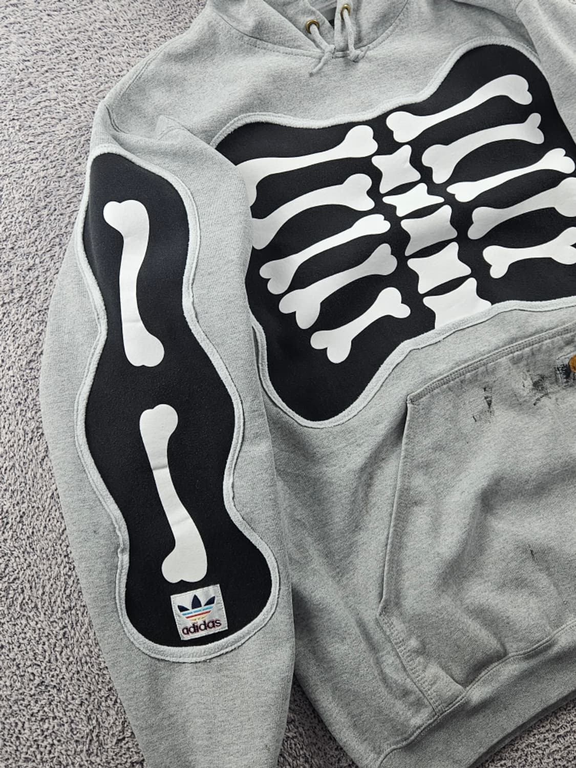 칼하트 X 아디다스 아플리케 커스텀 후드 티셔츠 ( XL )/ 10990 상품이미지6