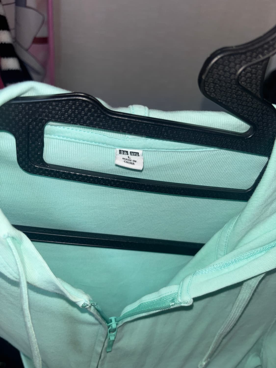 민트 후드집업 빈티지 모리걸 러블리  상품이미지2