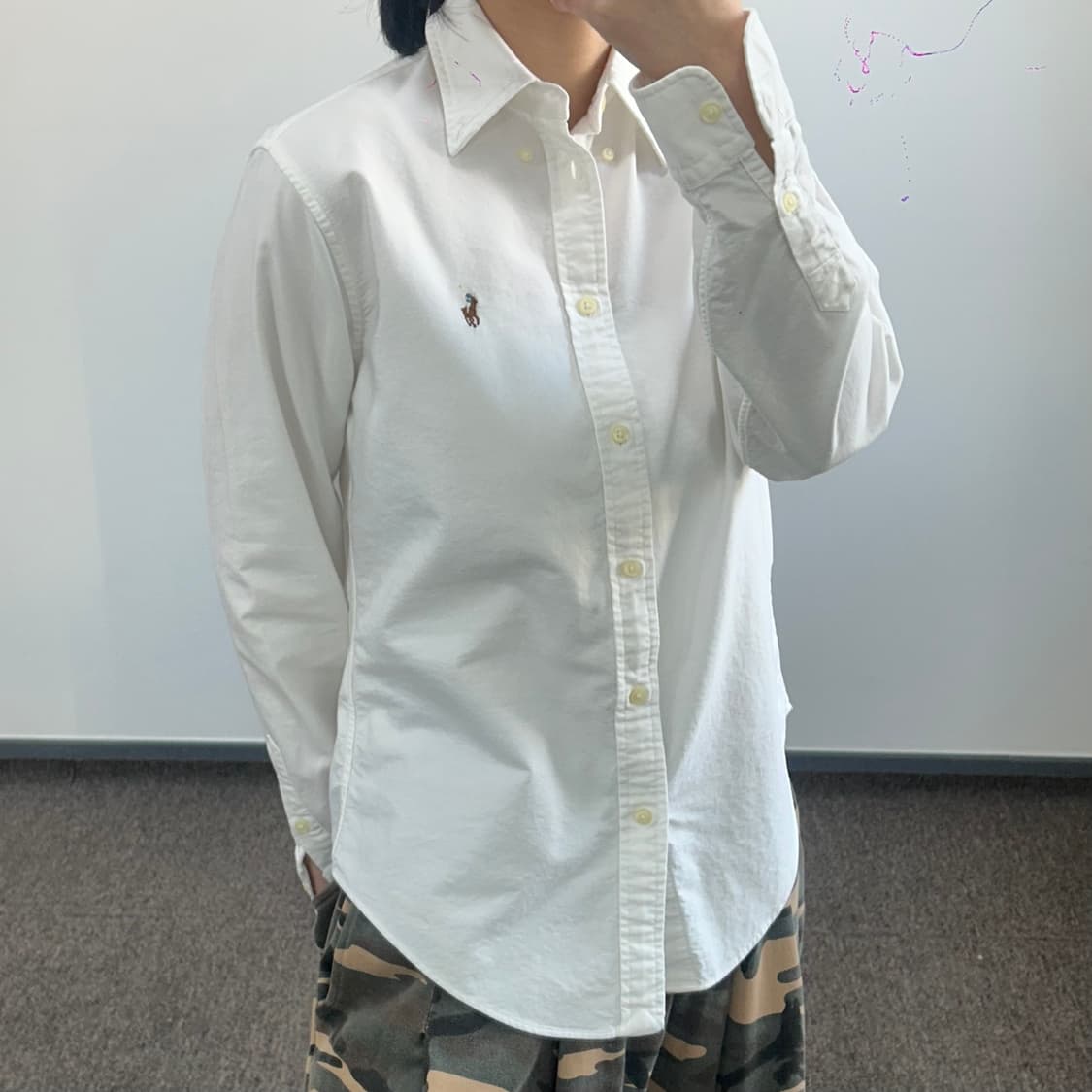 Polo 폴로 멀티포니 화이트 셔츠 상품이미지2