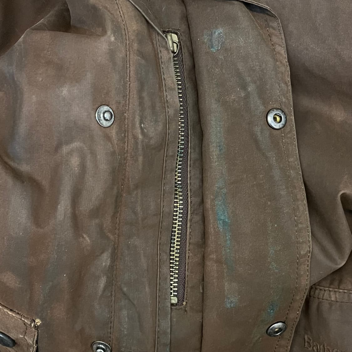미국 빈티지 바버 브라운 왁스 자켓 상품이미지9
