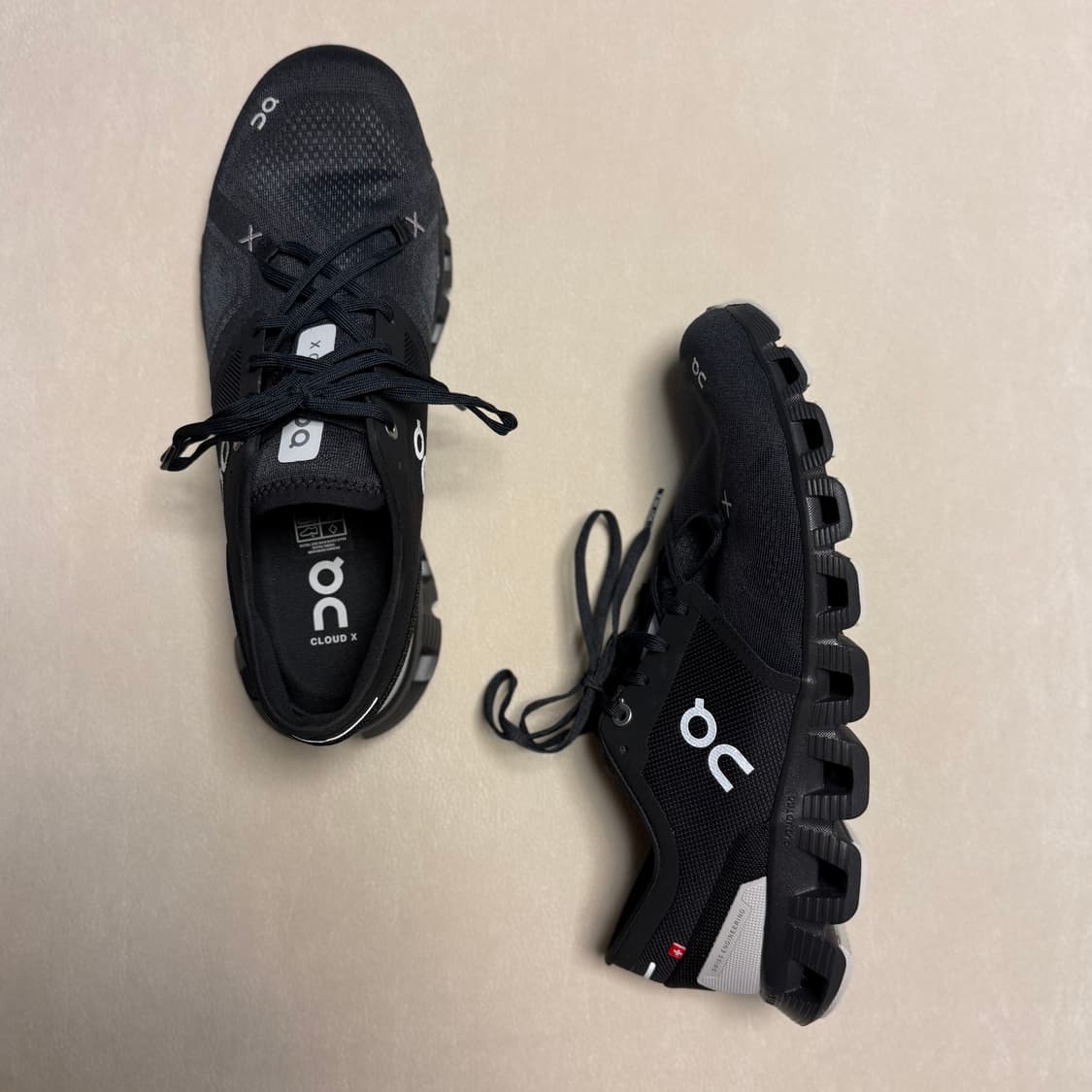 285)ON 온 러닝 클라우드 X 3 블랙 상품이미지2