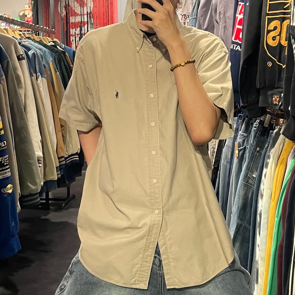 [IM] Polo 폴로 베이지 반팔셔츠 상품이미지4