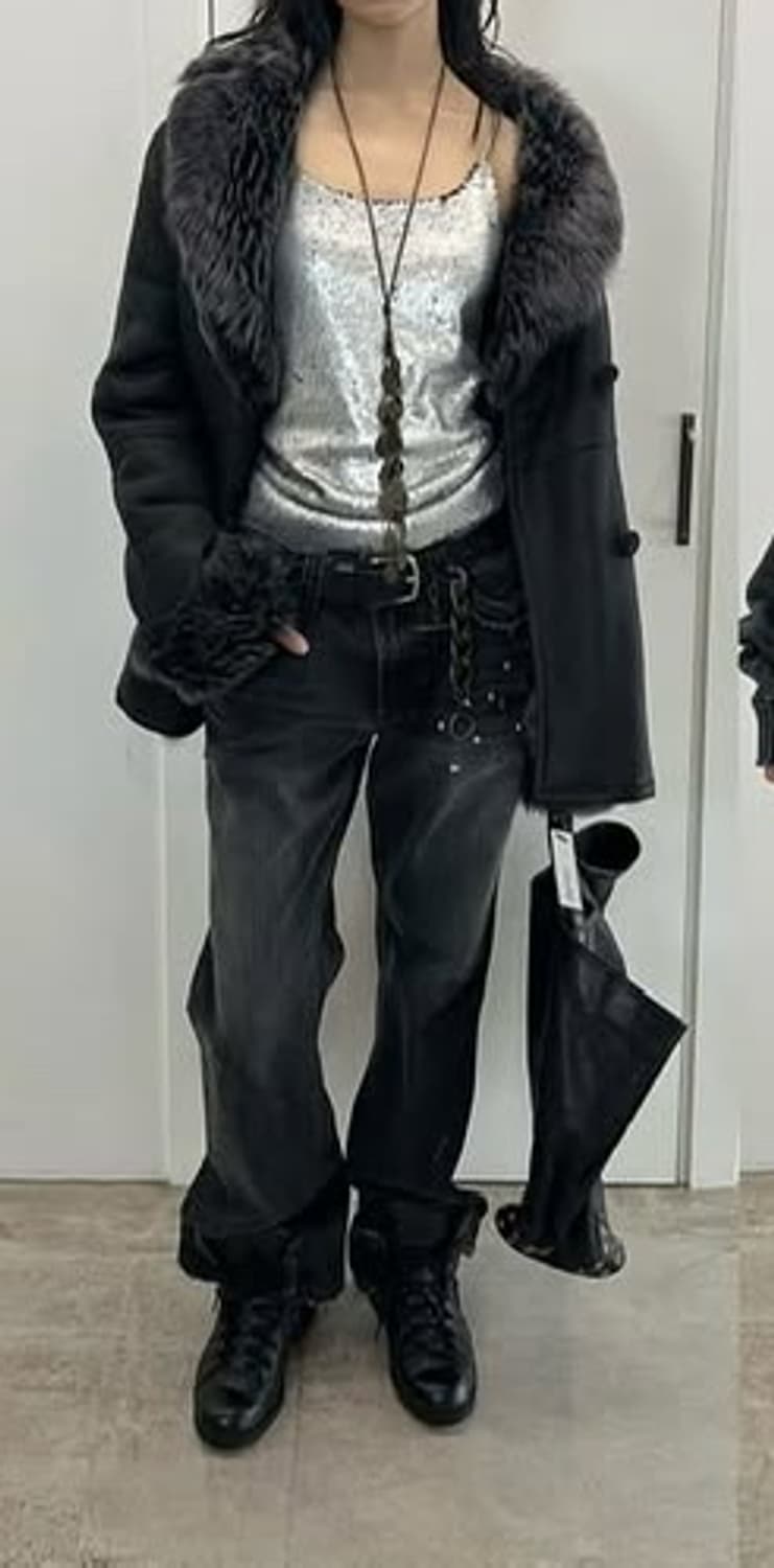 아야즈 빈티지 퍼 무스탕 상품이미지2