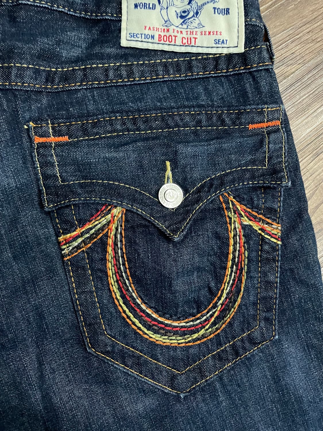 트루릴리전 월드투어 부츠컷 데님 팬츠 상품이미지9