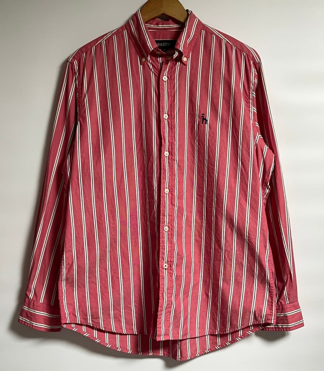 공용 헤지스 스트라이프 셔츠 남방 100 상품이미지1