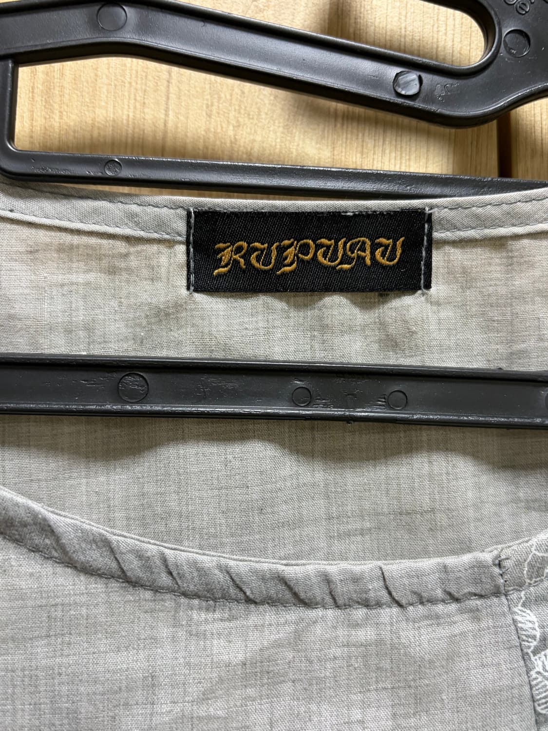 RUPUAU 반팔 린넨 블라우스 모리걸 하구미 스즈코 상품이미지2