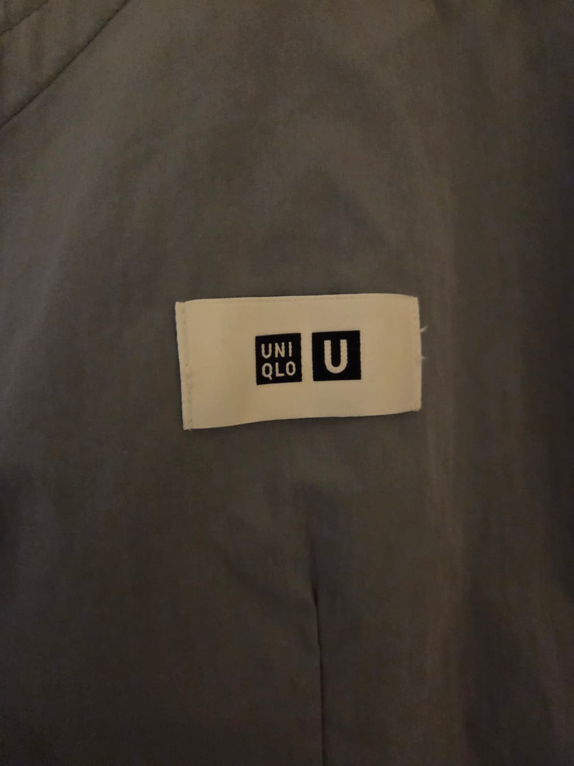 유니클로U 후드블루종 그레이 XL 상품이미지4