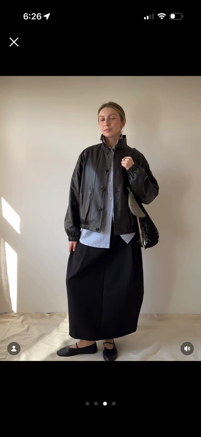 Lemaire 르메르 네트백 필트백 블랙 미듐 상품이미지3