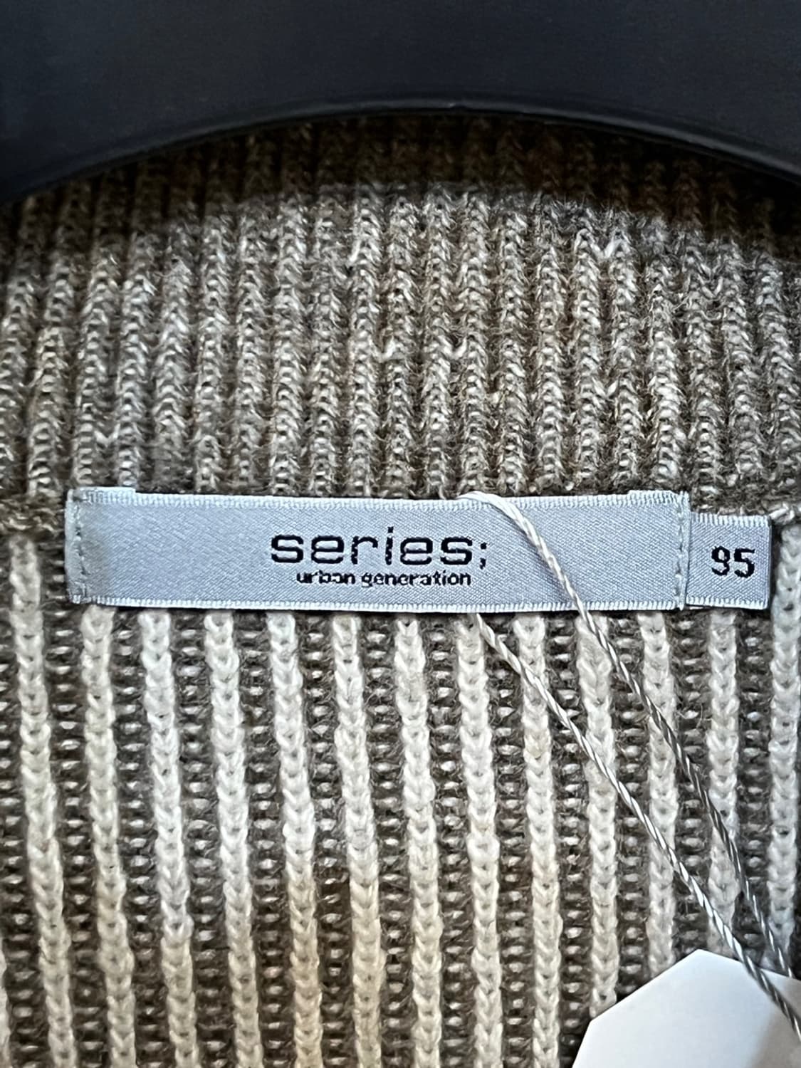 시리즈 골지 하프집업 울 골지 니트 상품이미지5