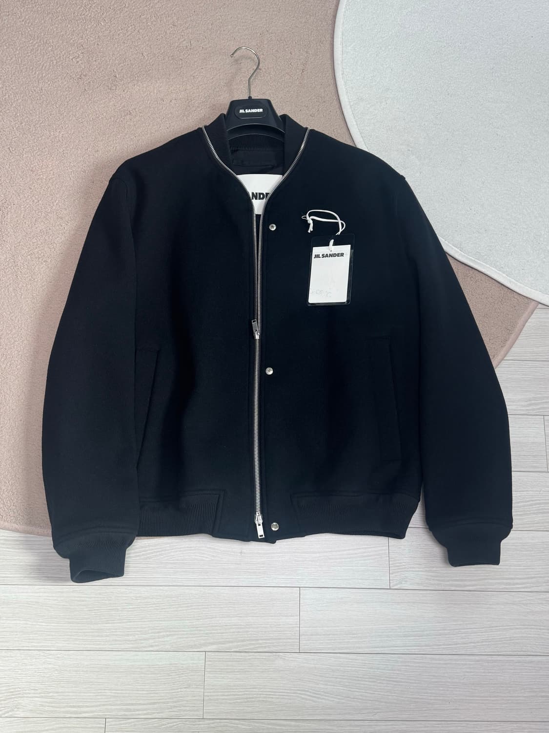 질샌더 울 개버딘 봄버 자켓 48 상품이미지2