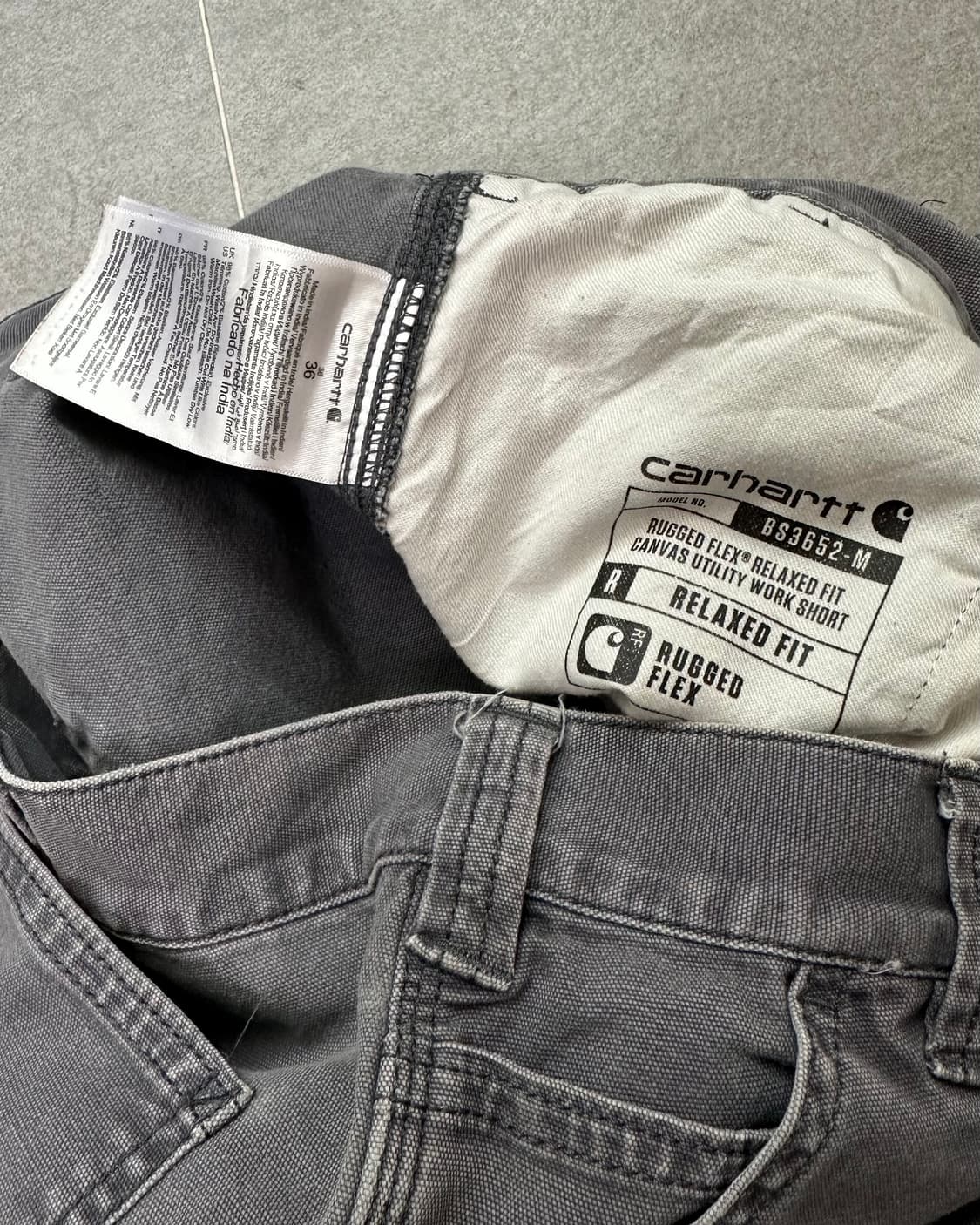 (허단46)칼하트 워크 반바지-M2138 상품이미지5