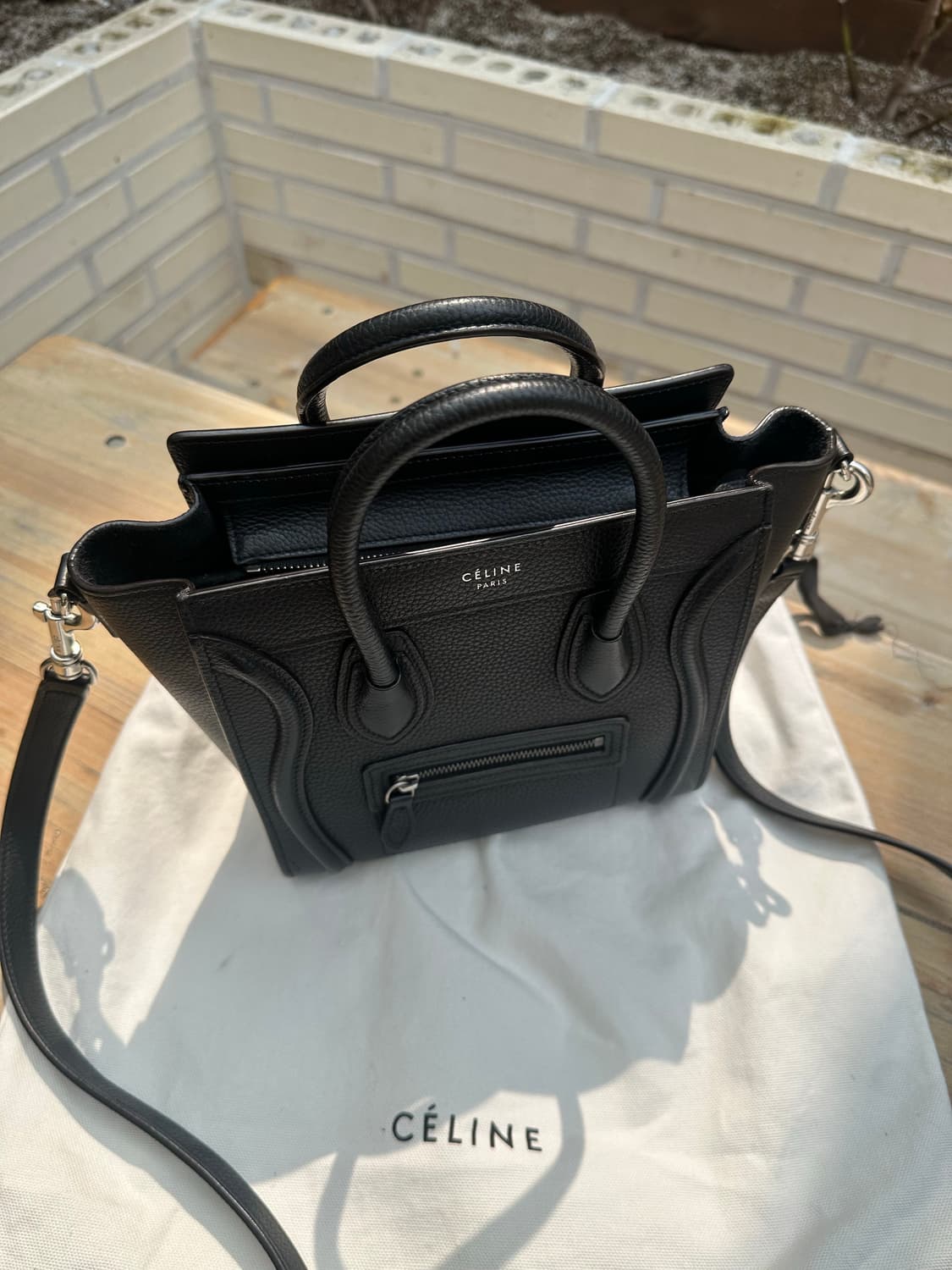 [SA 정품] 셀린느 러기지백 나노 블랙 상품이미지4