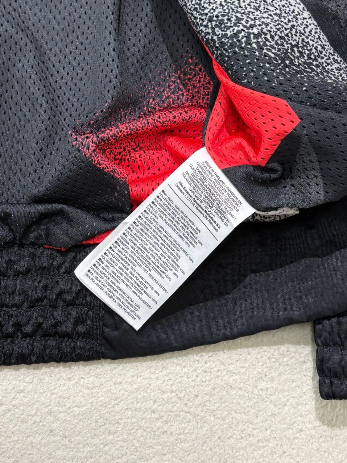 한정판 나이키 조던 x 파리생제르망 에어수트 바람막이 자켓 집업 상품이미지3