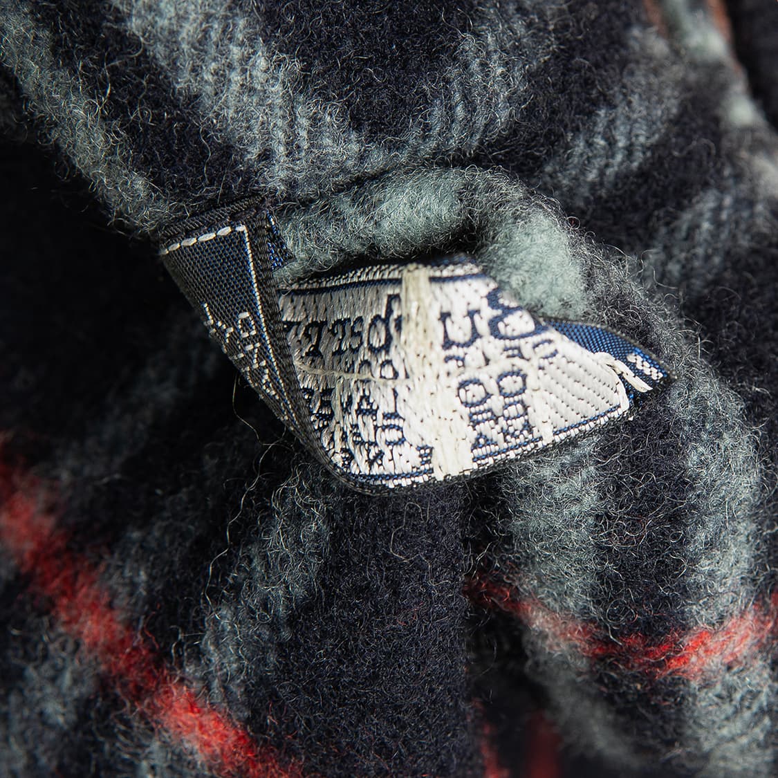 [정품] 90s 버버리 Burberrys 램스울 머플러 노바체크 네이비  상품이미지4