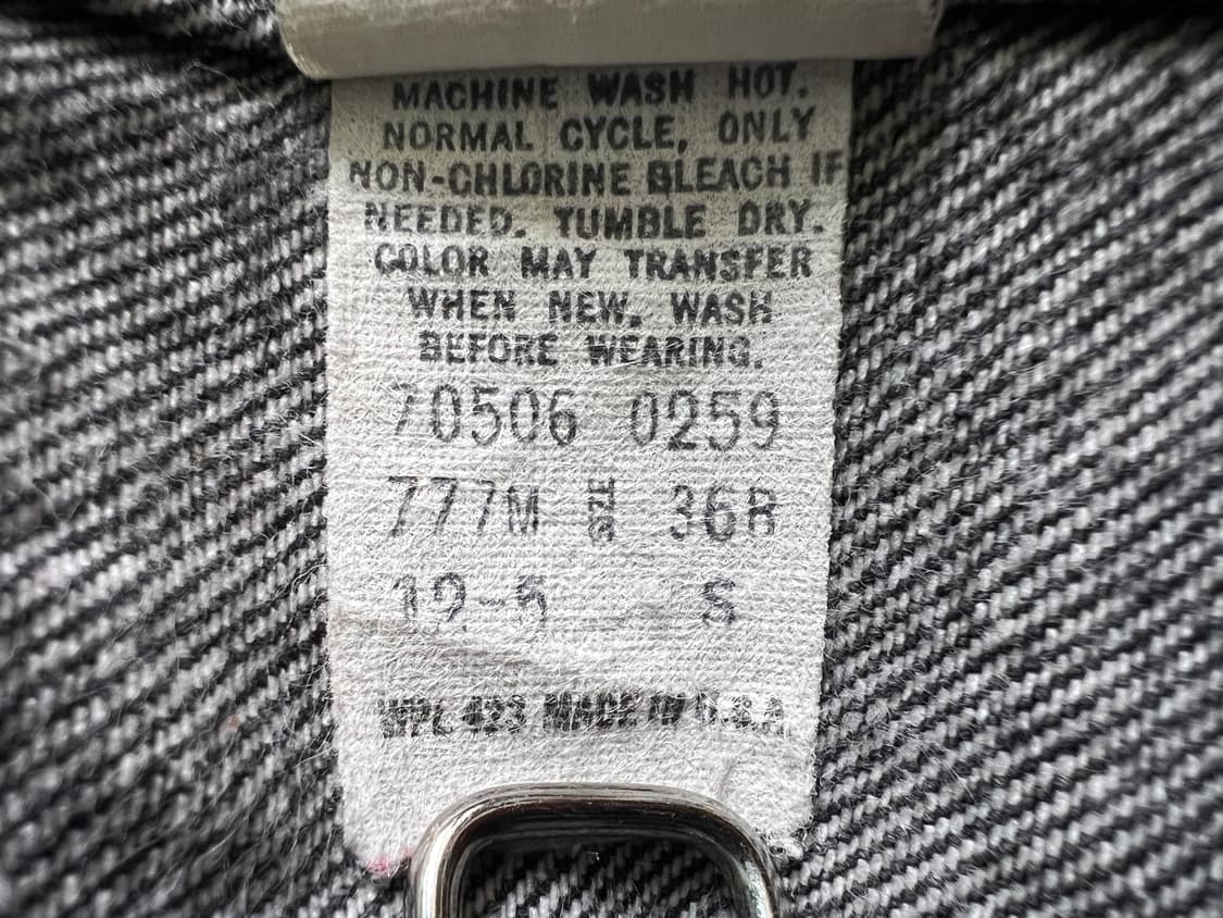 80s usa Levis 70506 0259 상품이미지6